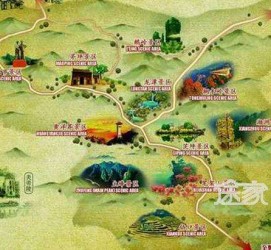 潮州景点地图(长沙景点地图)
